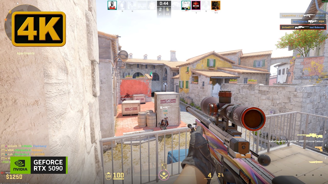 Counter-Strike 2 Gameplay 4K (No Commentary)