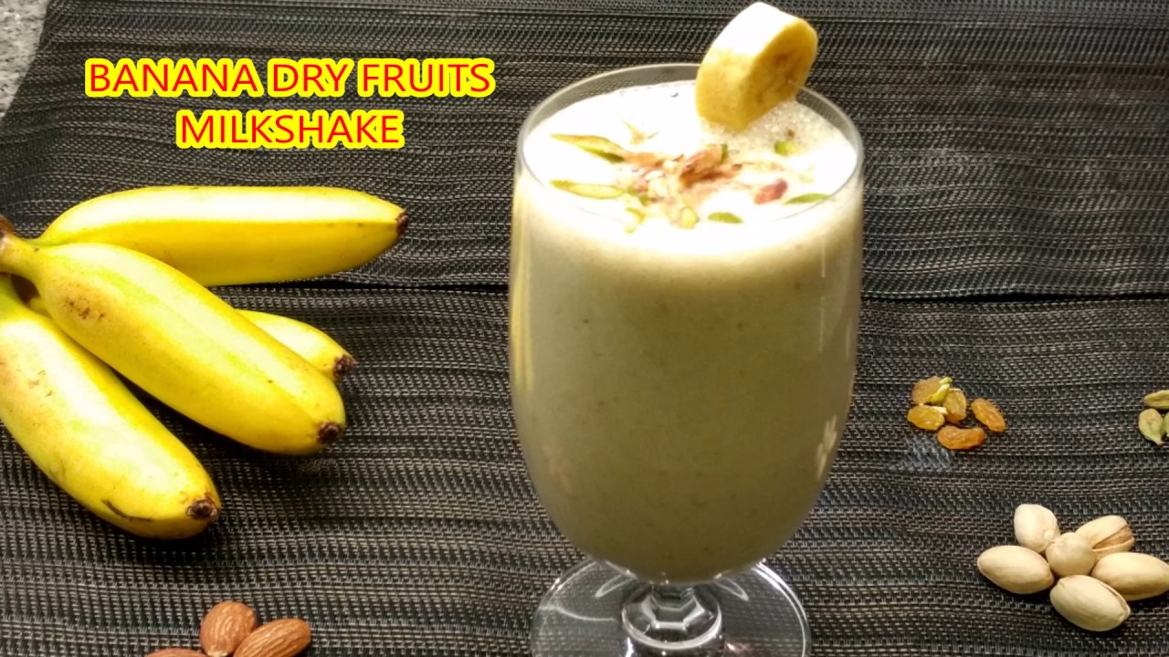 BANANA DRY FRUITS MILKSHAKE| NAVRATRI SPECIAL RECIPE| HEALTHY & TASTY