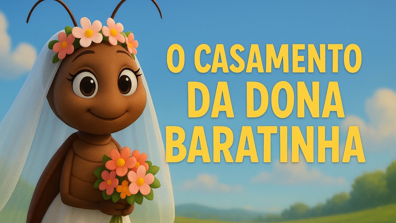Música infantil Animada e divertida - O Casamento da Dona Baratinha | História musical 