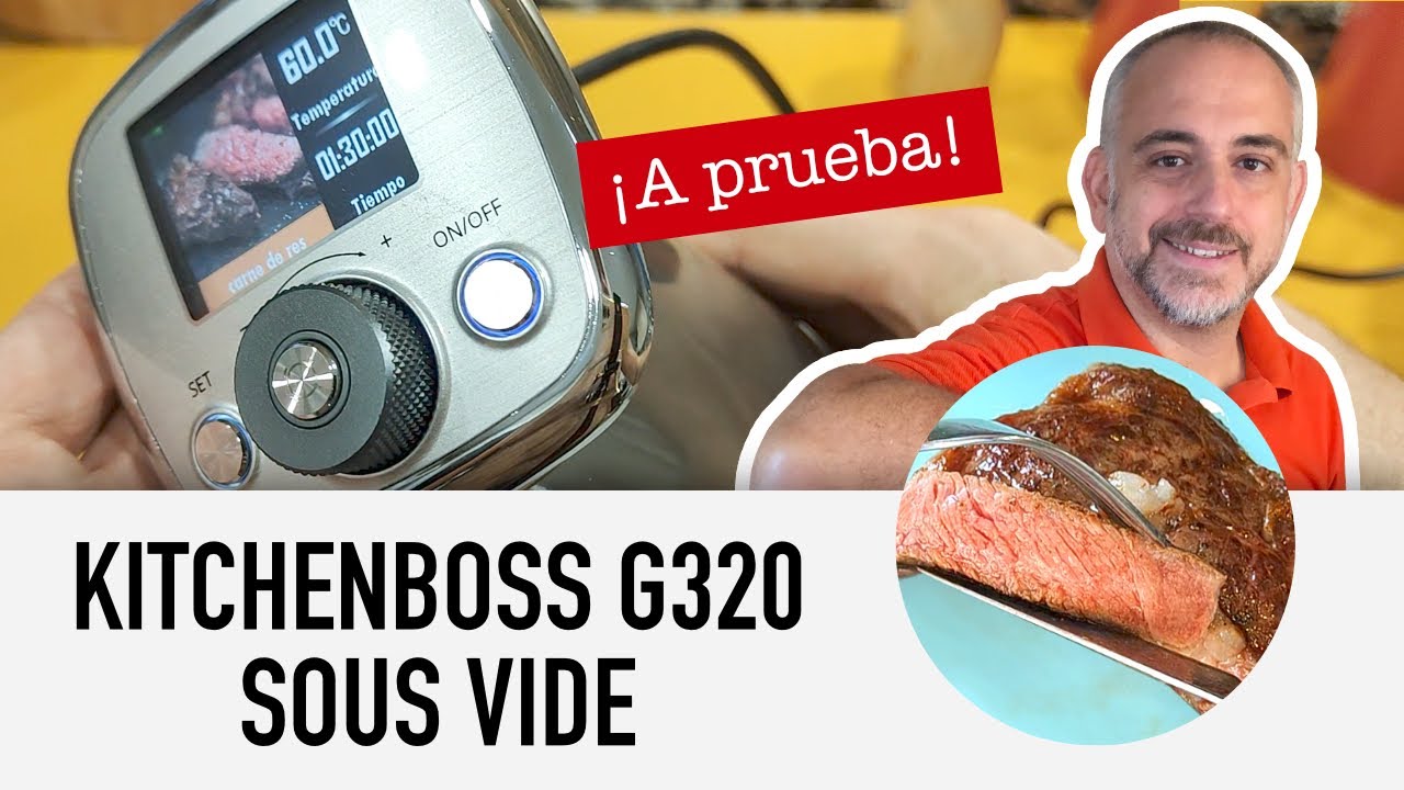 🥩 Probando el Sous Vide KITCHENBOSS G320 y la Envasadora al Vacío G210 ⭐️ COCCIÓN A BAJA TEMPERATURA