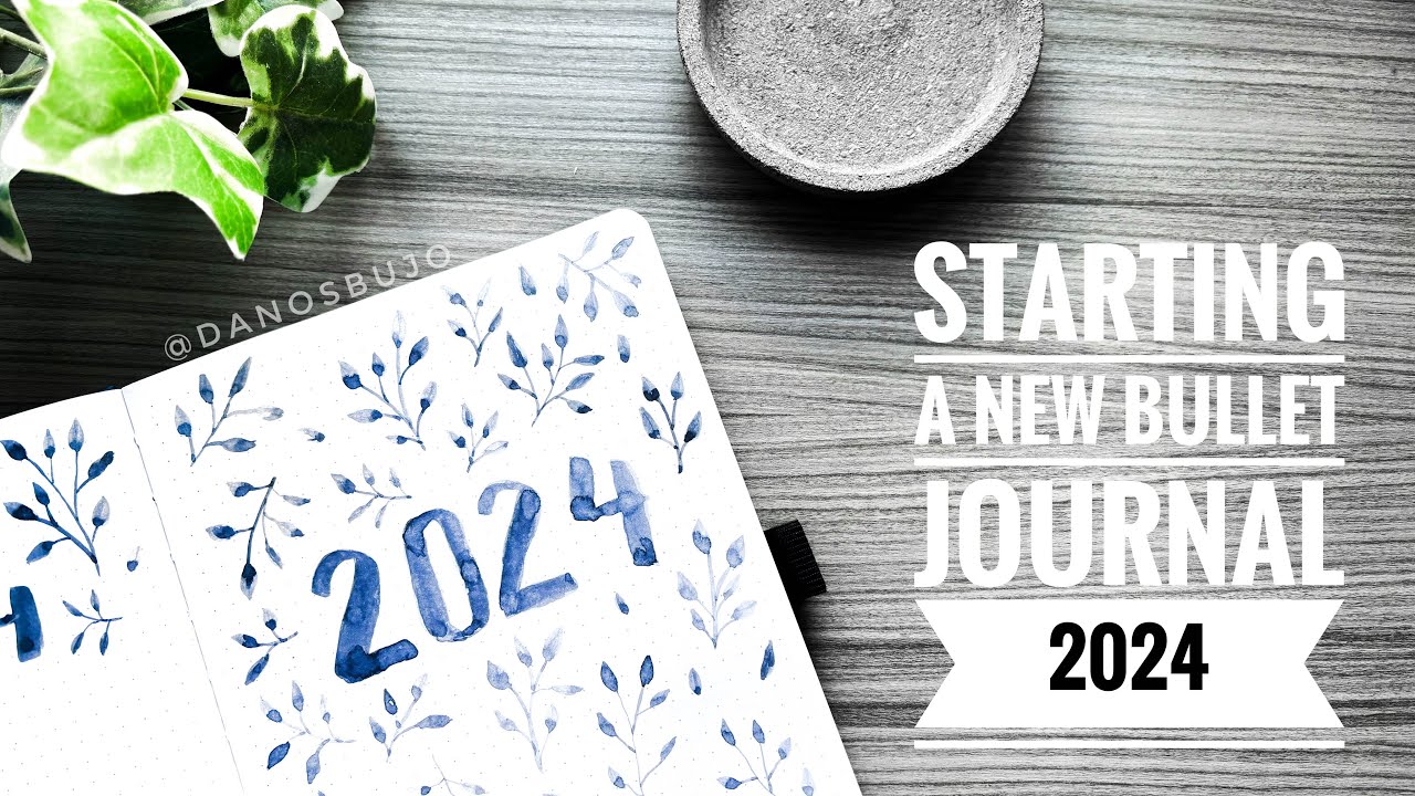 STARTING A NEW BULLET JOURNAL || 2024 SET UP || Dano's Bujo