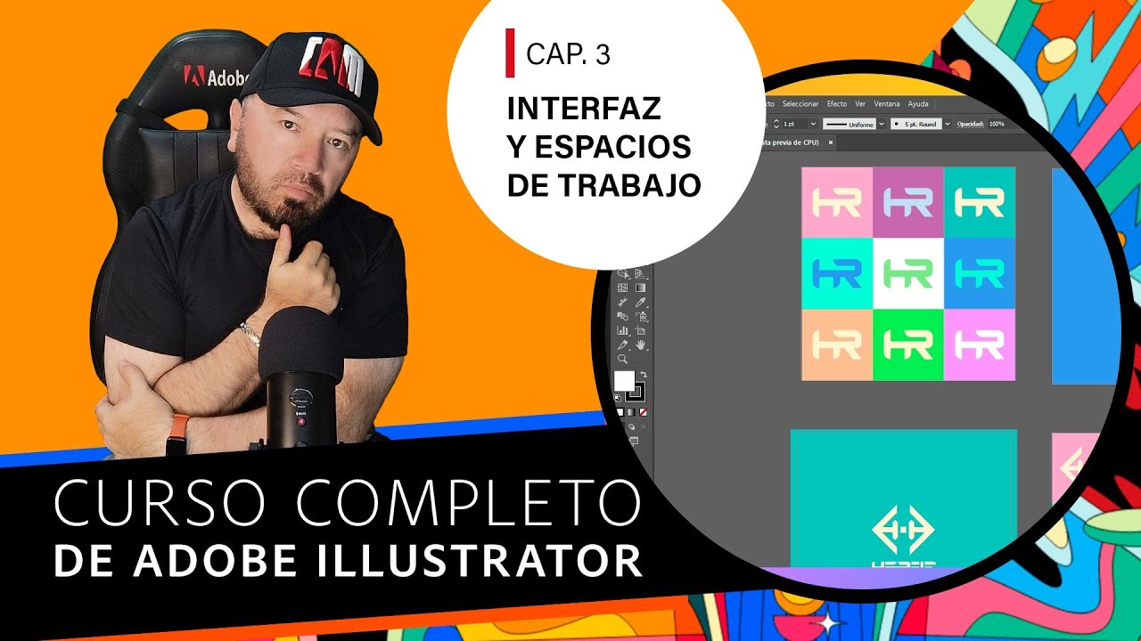 LLUSTRATOR  - interfaz y espacios de trabajo  - Ep. 3 - Tutorial Illustrator