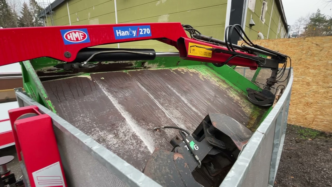K&ouml;p Tippvagn med kran K-Vagnen FV-5000 p&aring; Klaravik