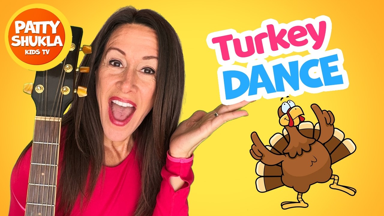Turkey Dance (Official Video) Children's Song | Thanksgiving Song for Children by Patty Shukla