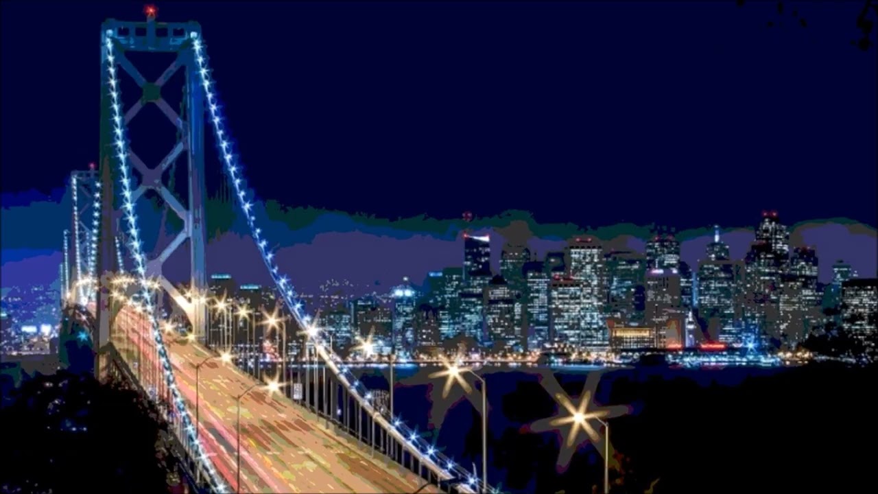 San Francisco at night (Original relaxing piano solo music)