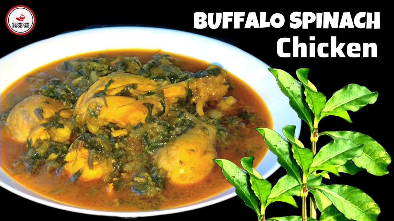 অনন্য স্বাস্থ্যকর ও সুস্বাদু হেলেঞ্চা শাক দিয়ে চিকেন UNIQUE & HEALTHY BUFFALO SPINACH CHICKEN