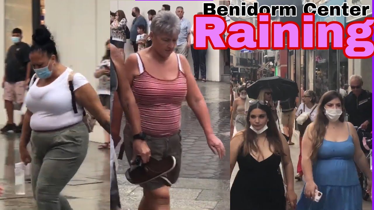Benidorm it’s raining 🌧 Sunday 17 October 2021