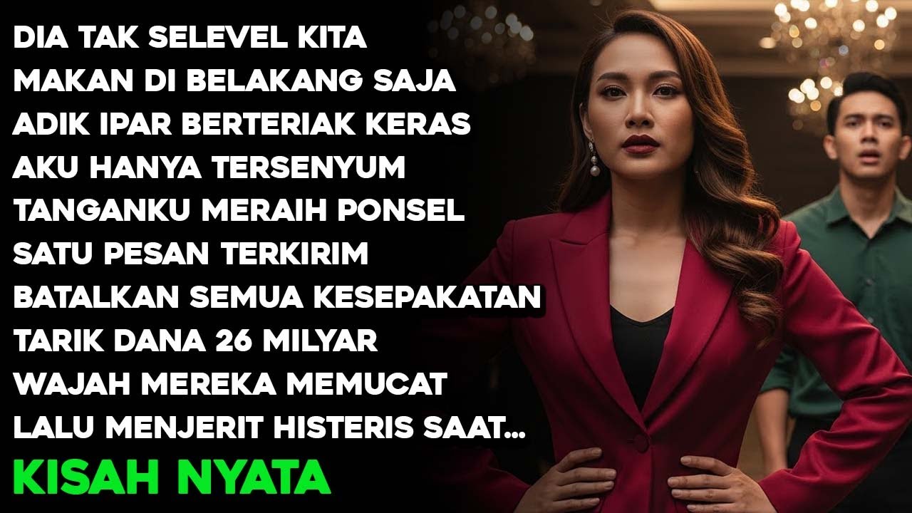 “BIAR DIA MAKAN DI BELAKANG!” TERIAK ADIK IPARKU — SATU PANGGILAN DARIKU MEMBUATNYA GEMETAR‼️