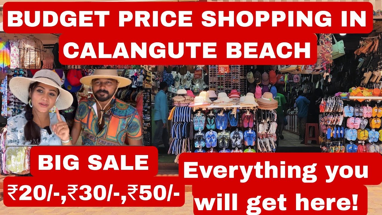Goa's Famous Market - Calangute beach market | Goa Vlog | Goa Shopping |Feb 2023 |Big Hot Sale🔥
