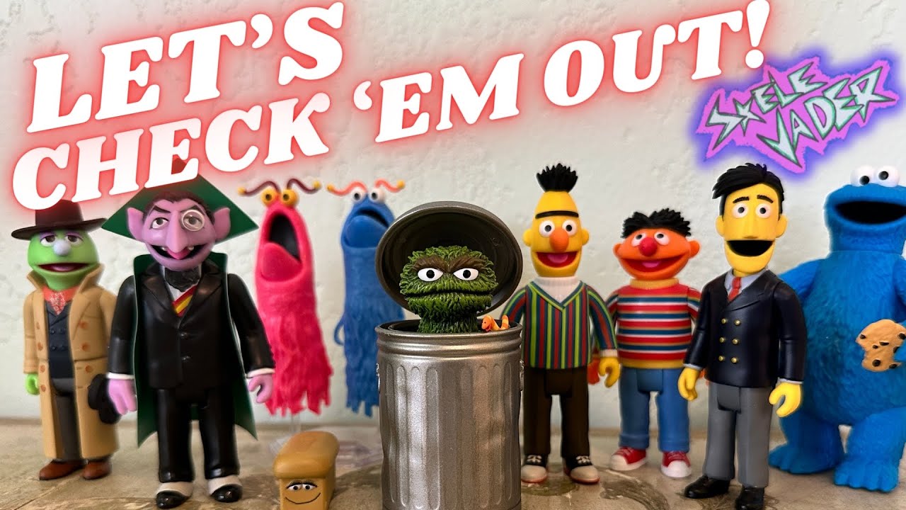 Super 7's SESAME STREET WAVE 2 ReAction Figures! Let's check 'em out! #super7 #oscar  #sesamestreet