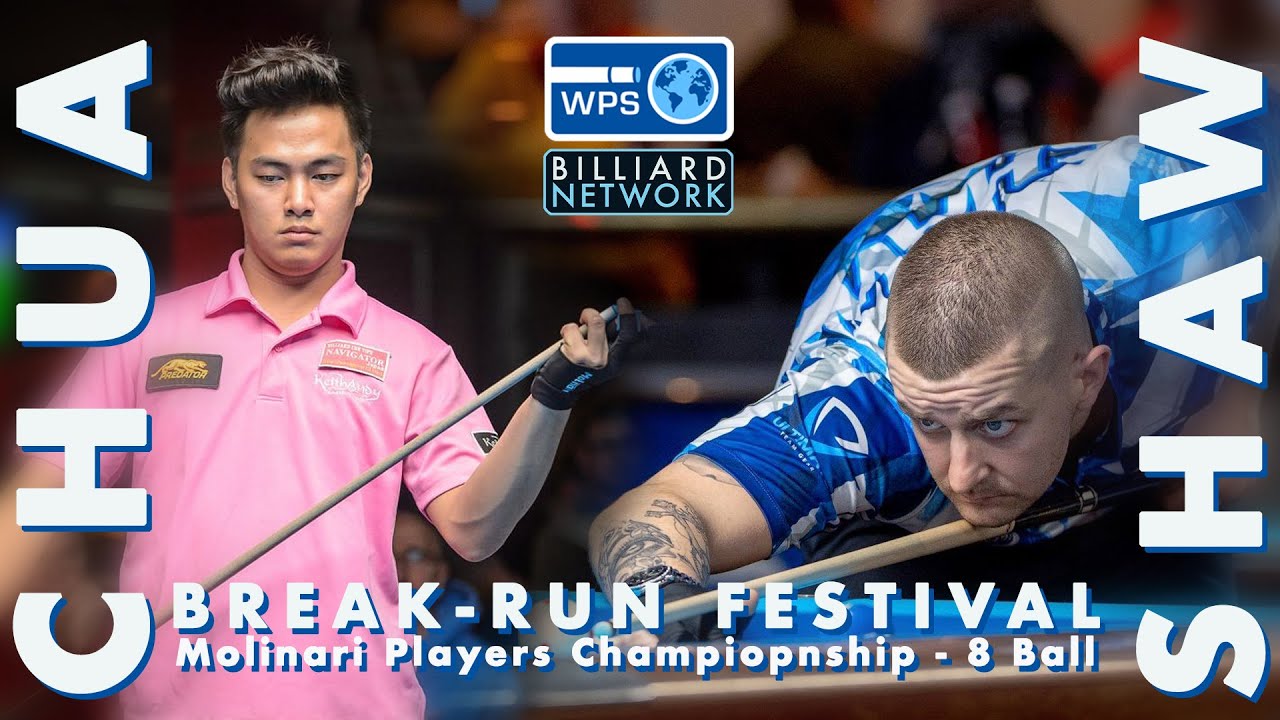 Jayson SHAW vs Johan CHUA | BREAK and RUN FESTIVAL | Molinari Players 8 Ball | WORLD POOL SERIES