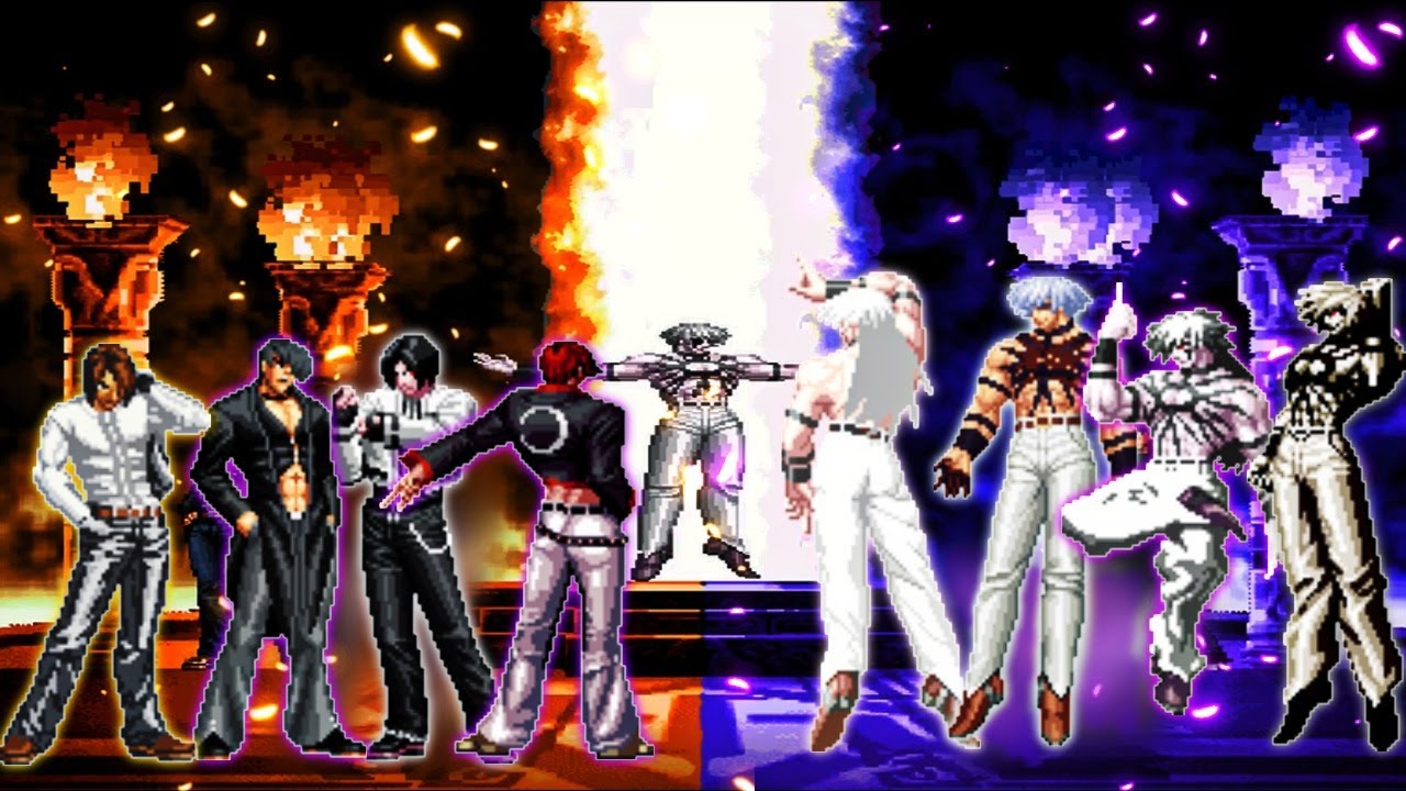 Kyo-Iori Team VS Orochi Team [KOF MUGEN]