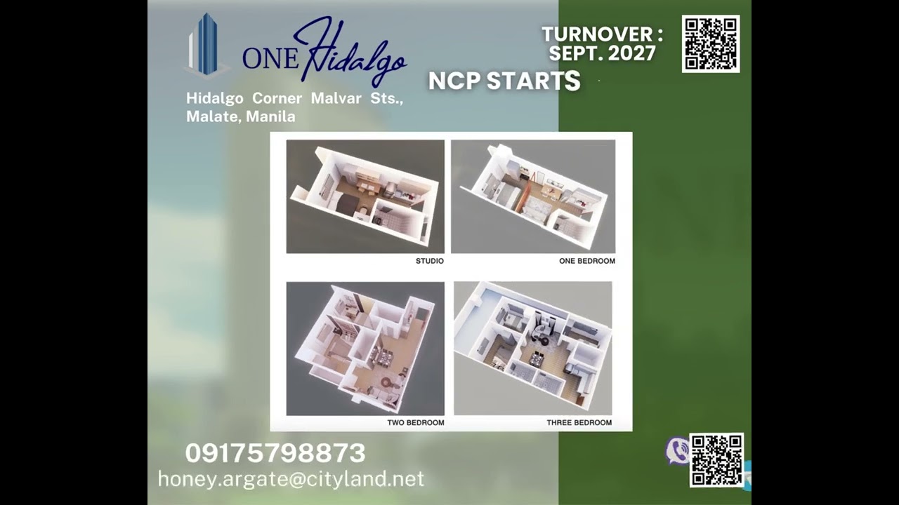 ONE HIDALGO CITYLAND PRE SELLING AFFORDABLE