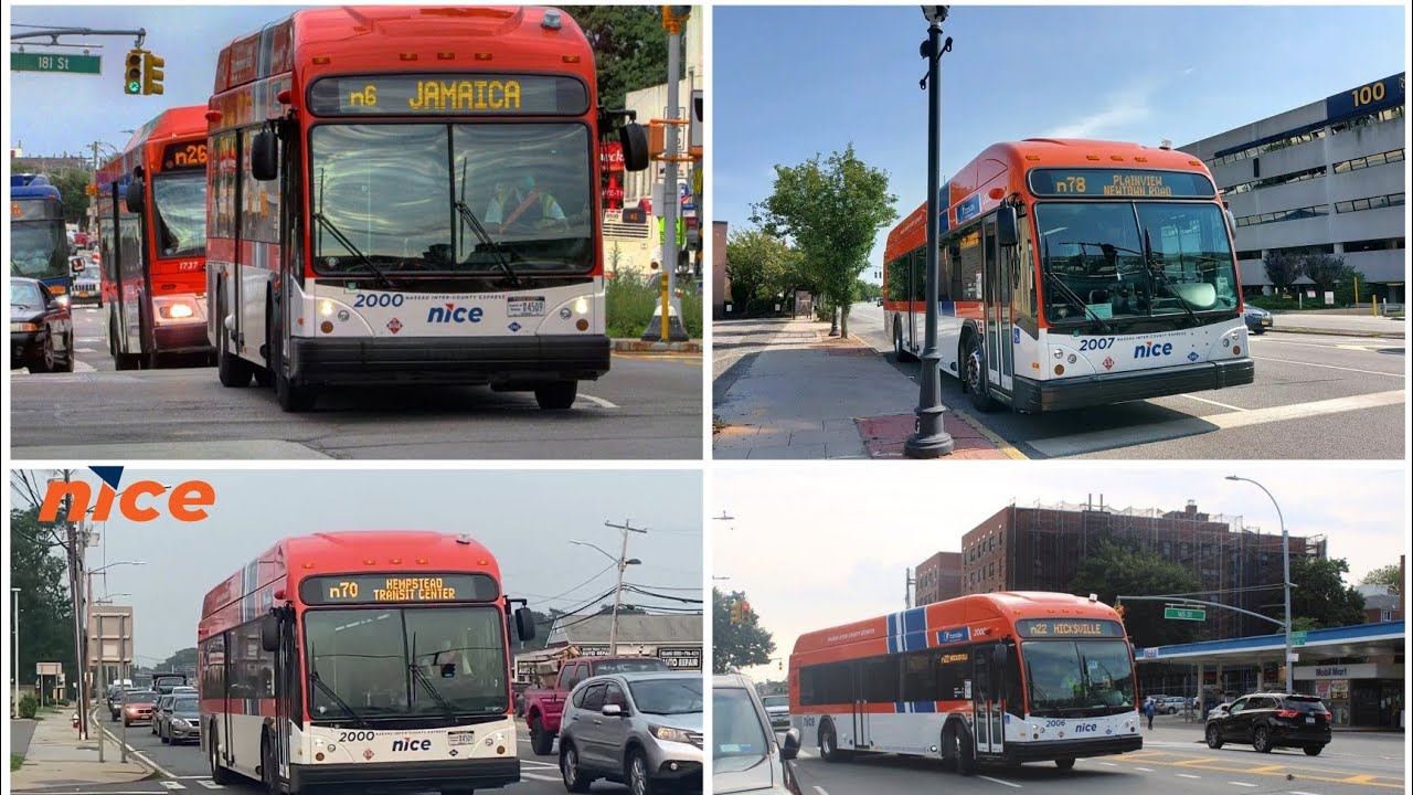 NICE bus: 2021 Gillig BRT action on the N6, N22, N70, N78, N79