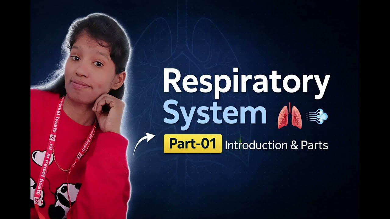 Respiratory system  part 01 easy explanation ortho radha # paramedical # ot assistant #all anm gnm..