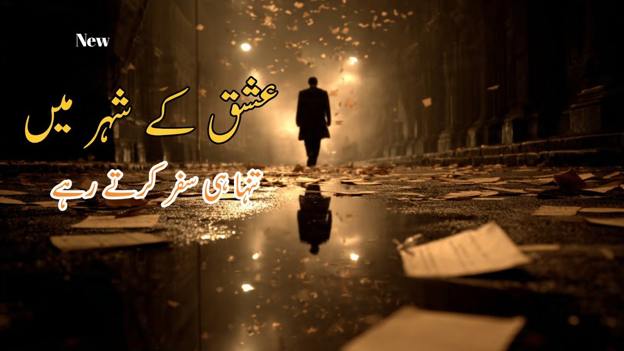 Tanha Musafir-e-Ishq | Sad Urdu Poetry 2026