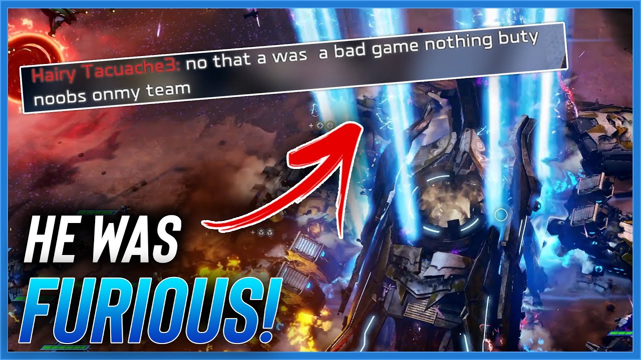He was FURIOUS that we won! Halo Wars 2