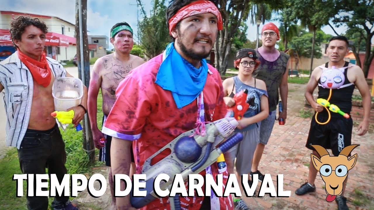 Sketch - Tiempo de carnaval - Chisguete agua y pintura - batalla epica