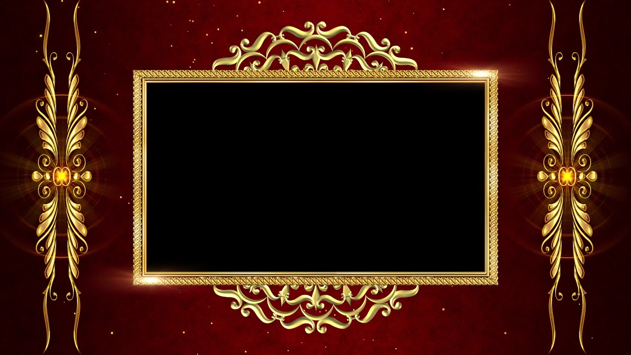 # Elegance Golden Wedding Frame Video Effect HD