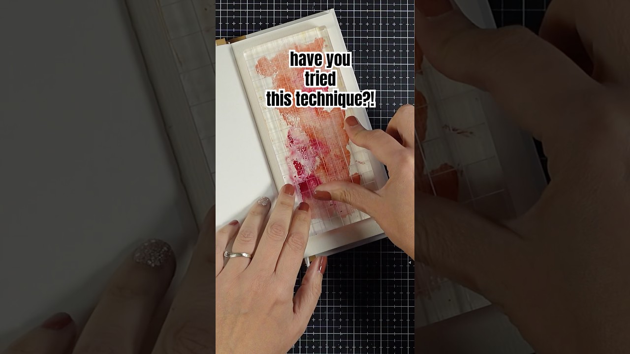 art journal background - easy watercolor technique