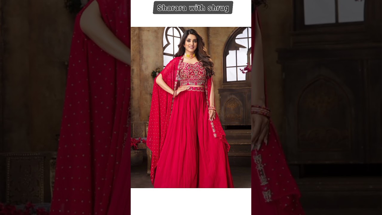 Designer Sharara with shrug ✨ 