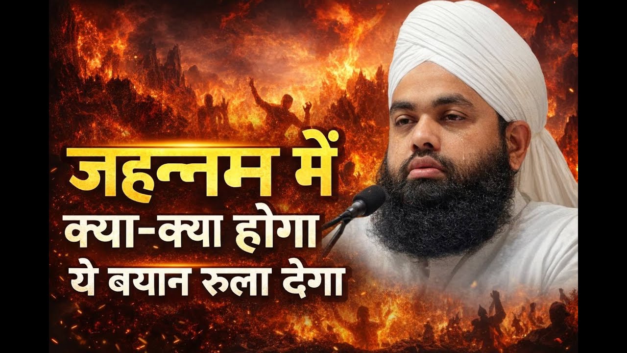 जहन्नम का खौफनाक मंजर | Sayyed Aminul Qadri का रुला देने वाला बयान