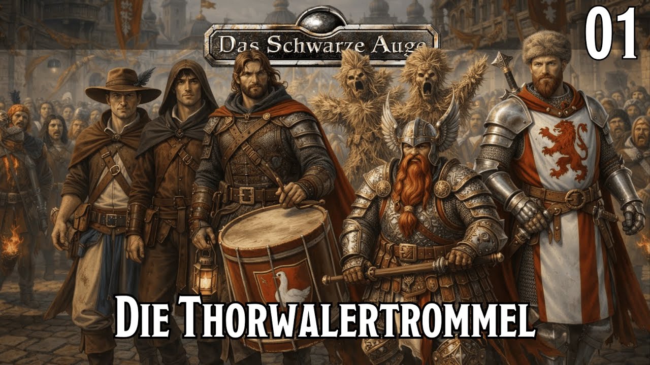 Die Thorwalertrommel 01 – Einsteigerabenteuer | DSA Theaterritter-Kampagne