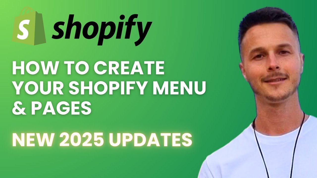 How to Create Menu & Pages in Shopify (2025 Update) | Step By Step Beginners Guide
