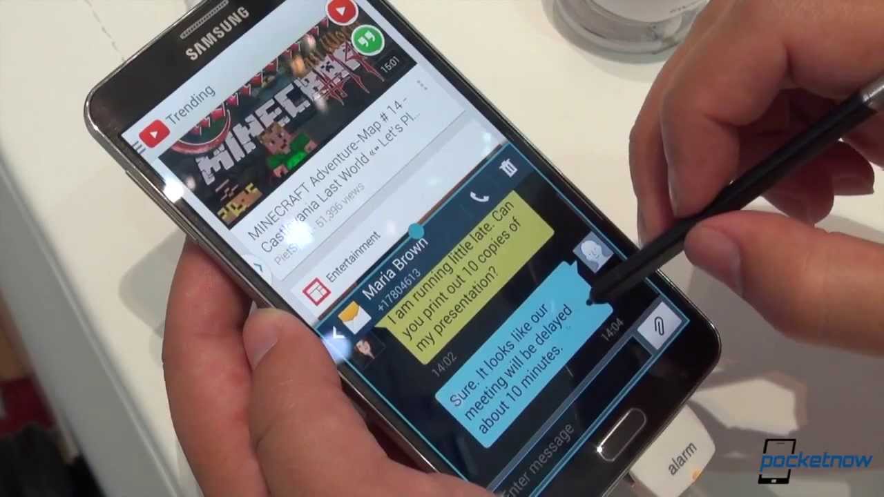 Galaxy Note 3 New S-Pen Features: Deep Dive from IFA 2013 | Pocketnow