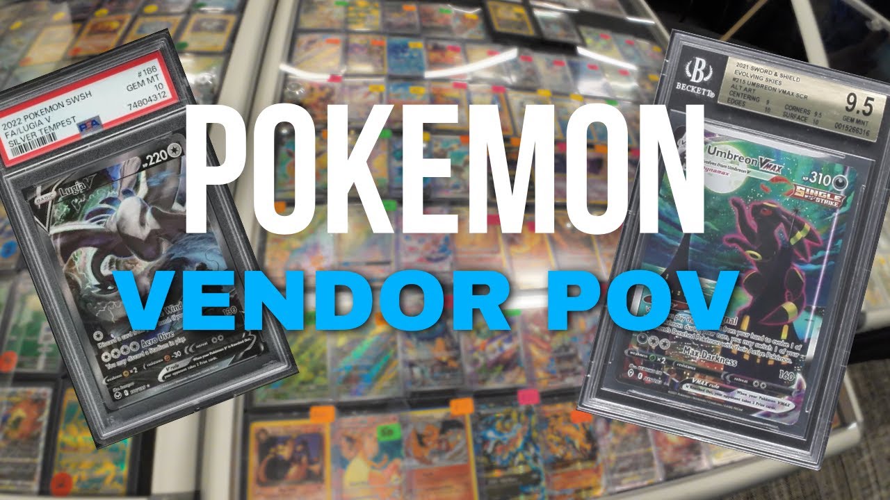 Moonbreon, Big Trades & My First Coin Flip! Pokémon Vendor POV