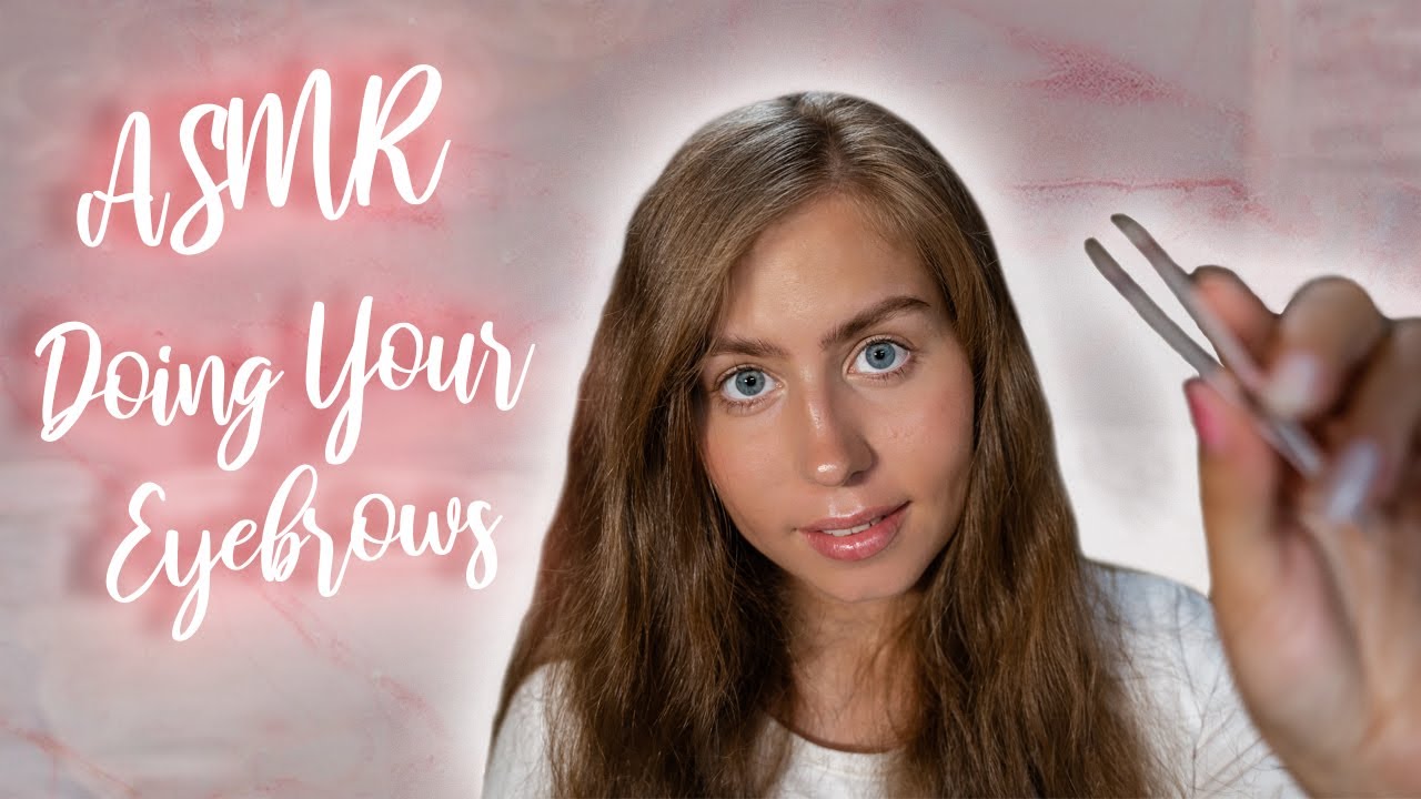 [ASMR] 🧚‍♀️DOING YOUR EYEBROWS - Friend Edition🤗 Plucking, Brushing, Measuring, CLOSE UP ATTENTION✨