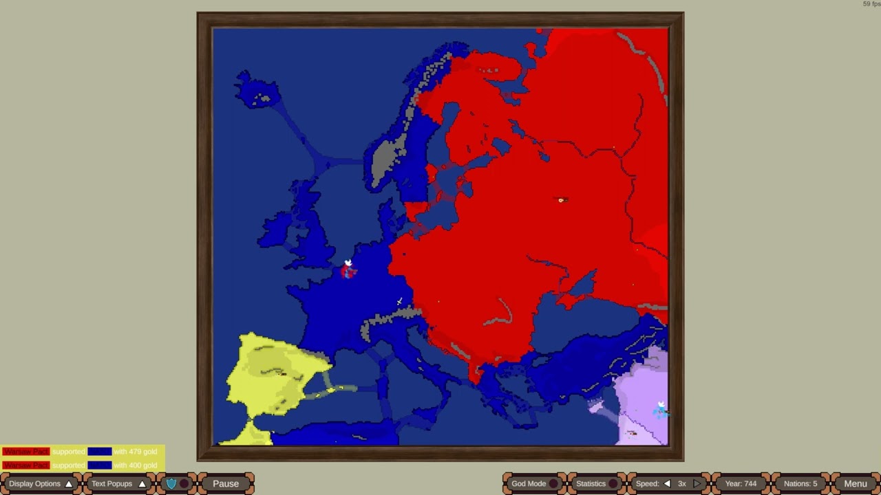 World War Simulator: NATO vs Warsaw Pact 1955
