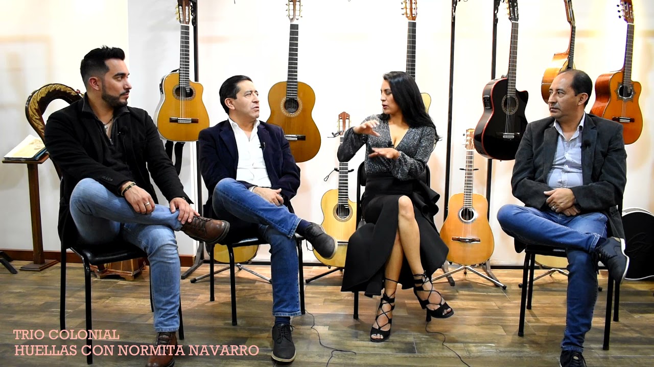 EL TRIO COLONIAL EN HUELLAS CON NORMITA NAVARRO ENTREVISTA