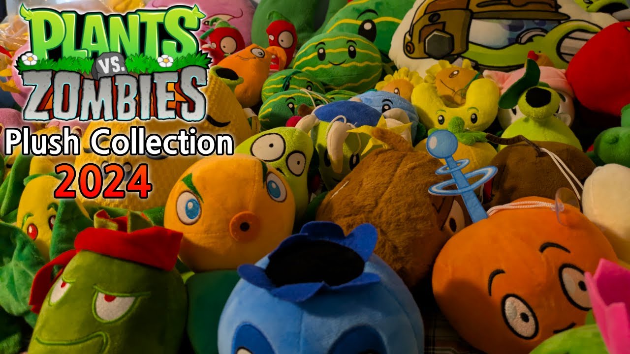 My *ENTIRE* Plants Vs Zombies Plush Collection 2024!! - 250+ Plushes