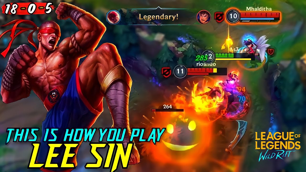 Astre plays LEE SIN in WildRift!! ⚡️