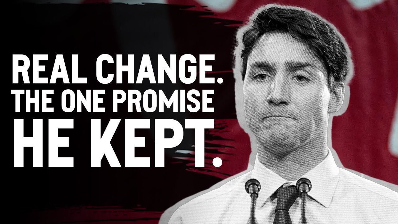 Real change. The one promise he kept.