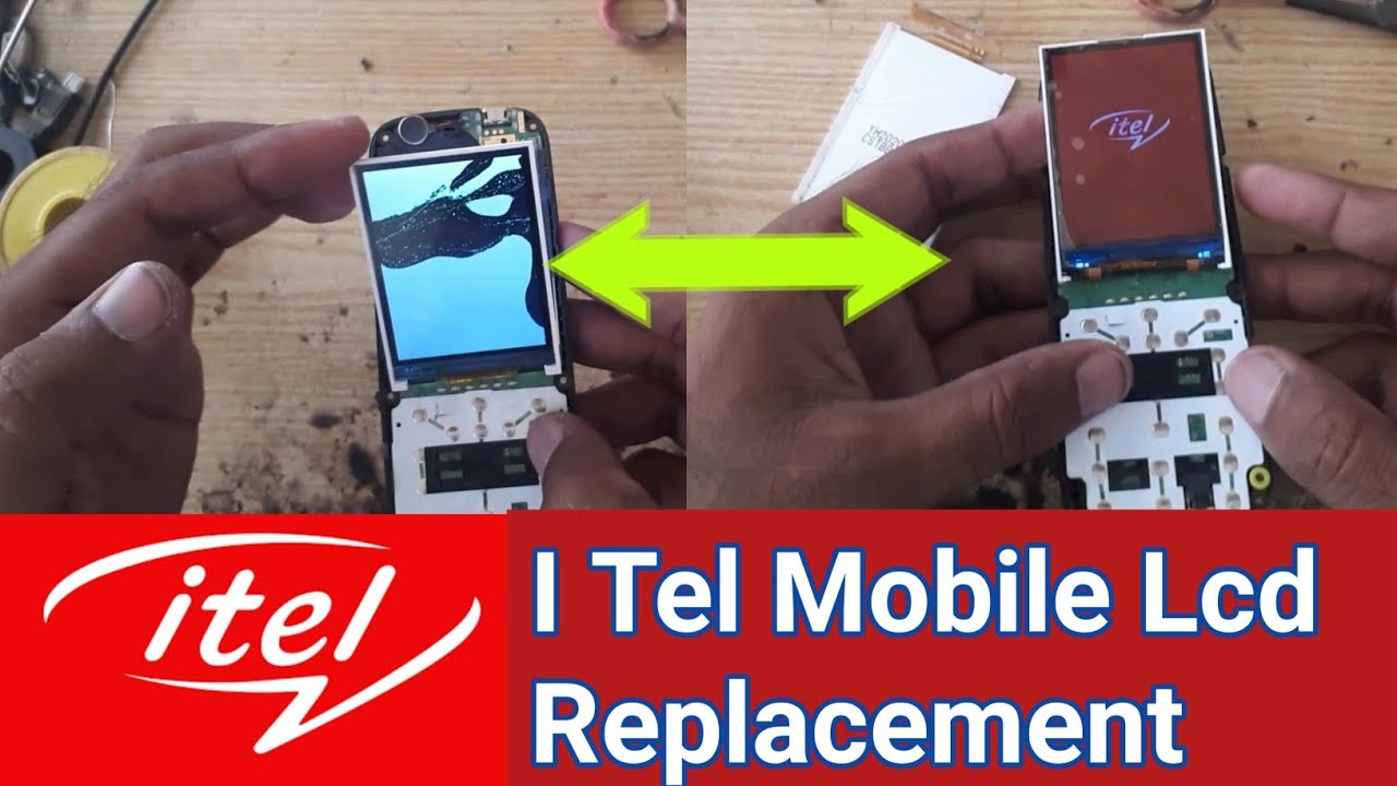 iTel 37 Pin LCD replacement || i Tel LCD replacement tutorials || i Tel LCD damage