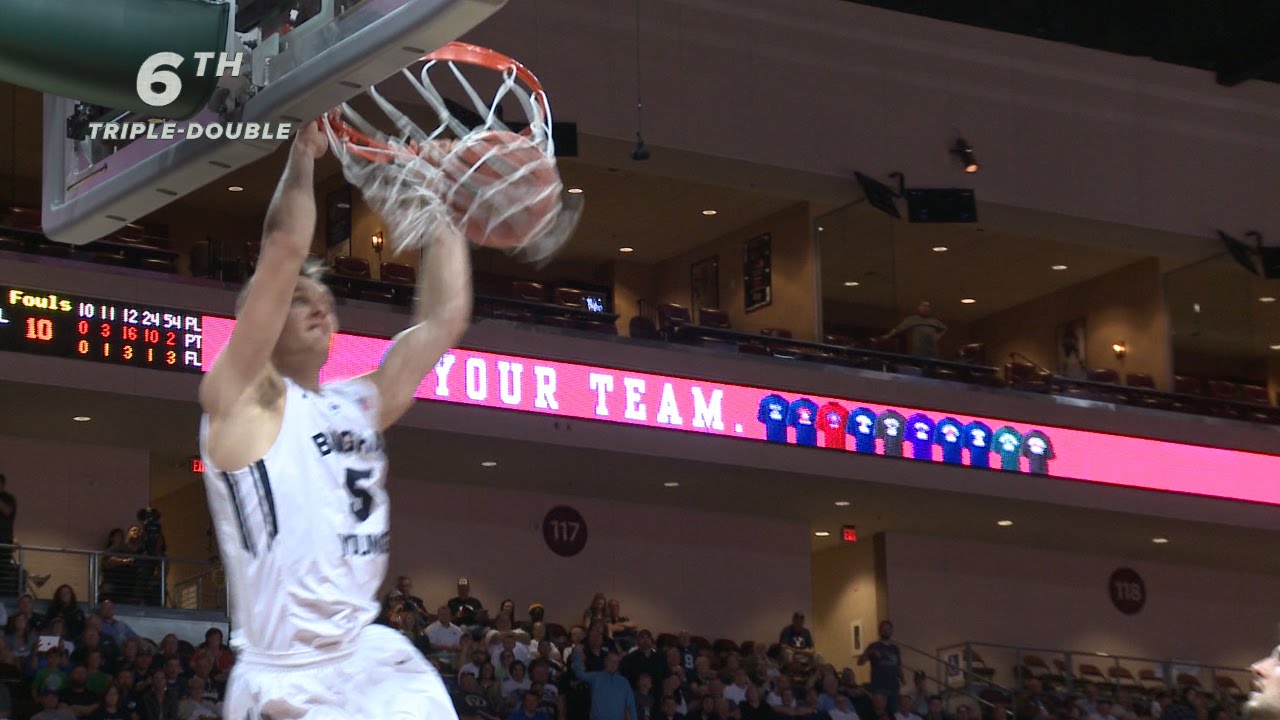 Kyle Collinsworth NCAA Triple Double Record
