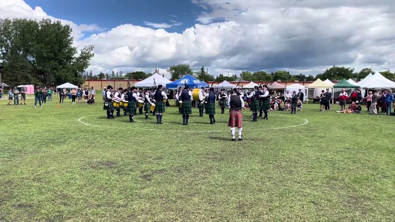 North Stratton Pipe Band | Grade 2 Medley | Red Deer Highland Games 2025