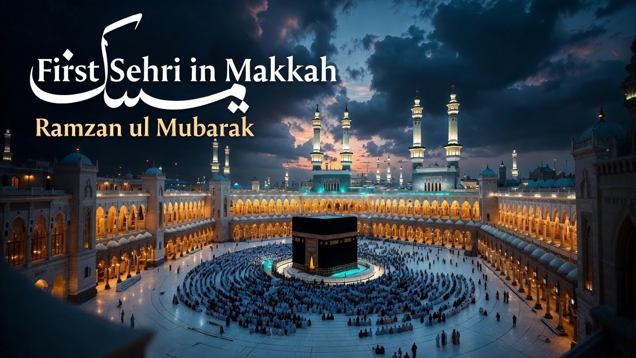 First Seheri in Makkah | Ramzan ul Mubarak |  #Ramzan2026 #Makkah #Sehri #ramadanmubarak 
