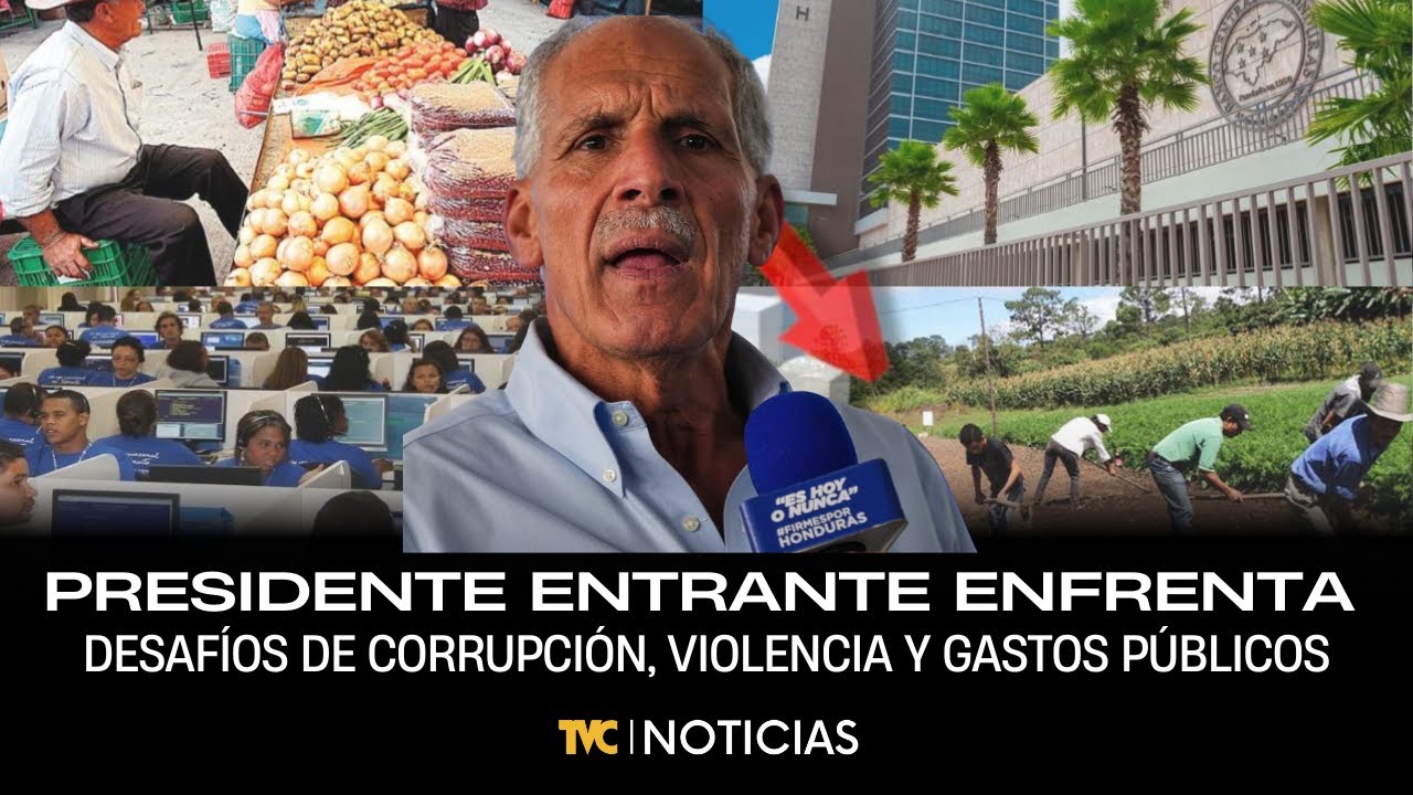 Presidente entrante enfrenta desafíos de corrupción, violencia y gastos públicos