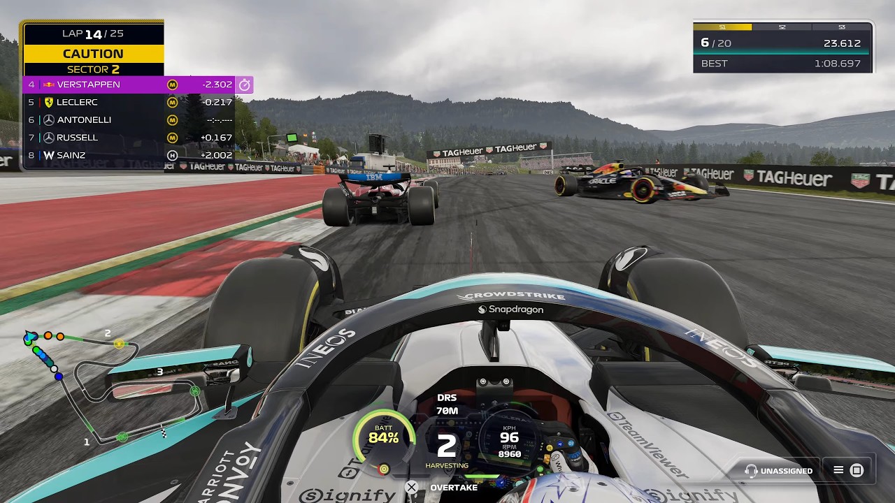 F1 25 | Spielberg | Mercedes F1 W16 E Performance | Antonelli