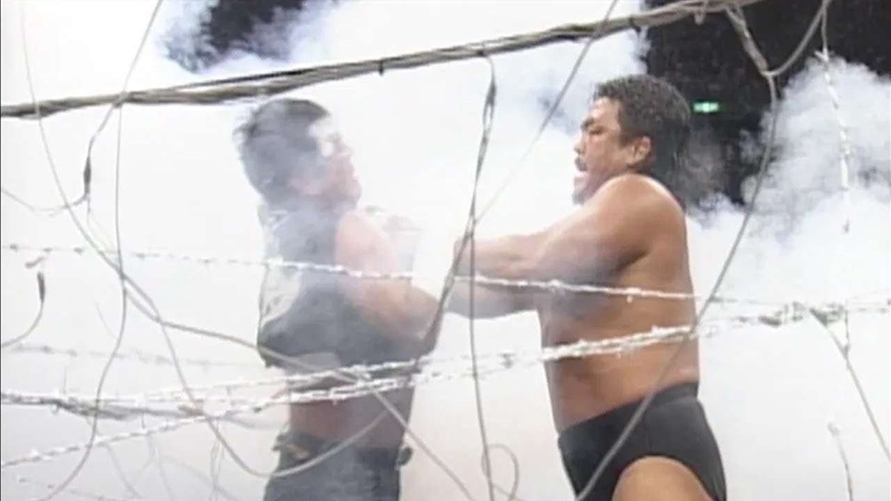 【 新日本プロレス今日は何の日 】 2000年7月30日 ノーロープ有刺鉄線電流爆破デスマッチ 長州力 vs 大仁田厚