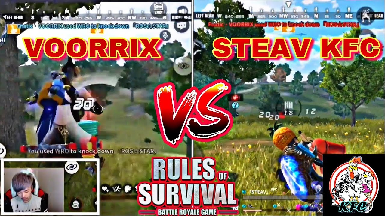 VOORRIXxx Vs STEAV KFC Full gameplay Chicken Dinner |Rules Of Survival 2019