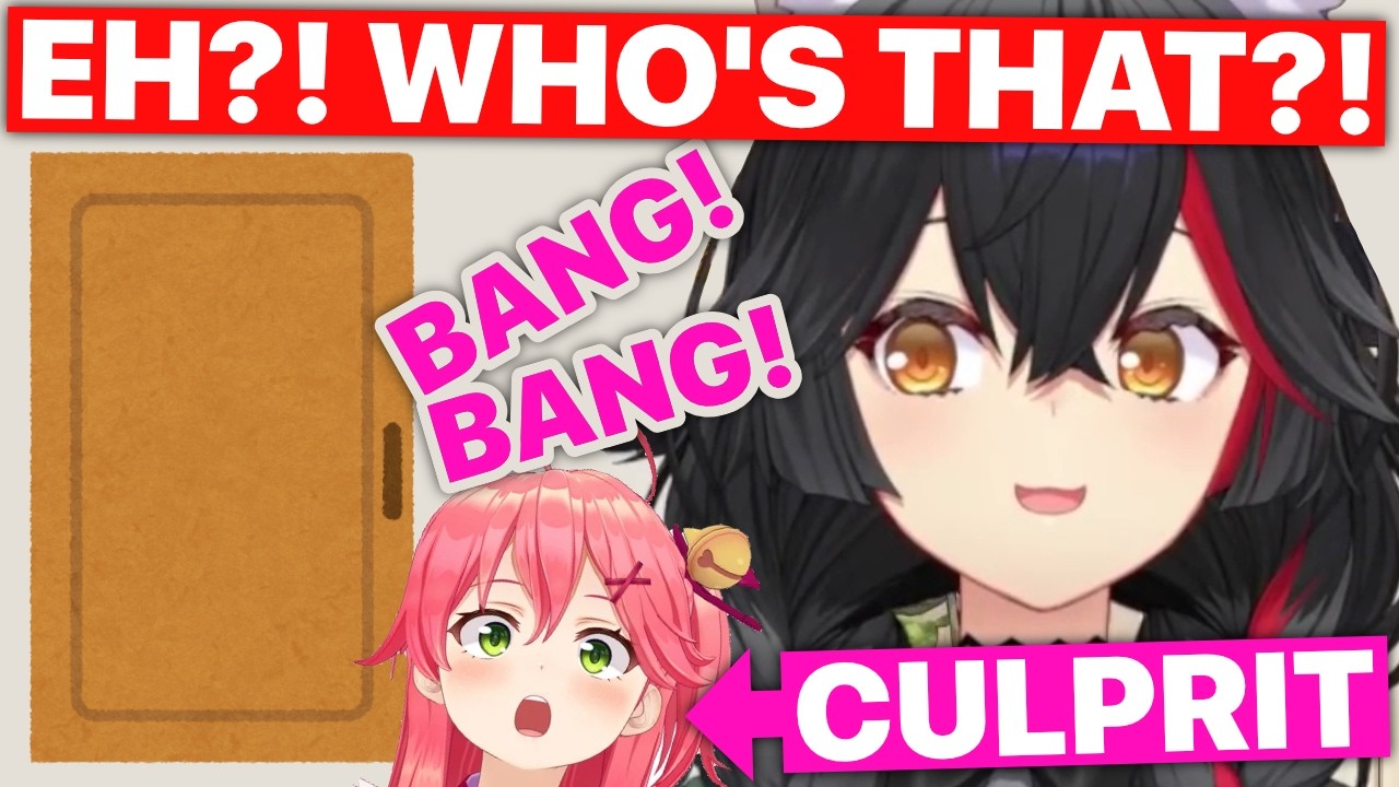 Miko's PON Gives Mio A Scare (Ookami Mio / Hololive) [Eng Subs]