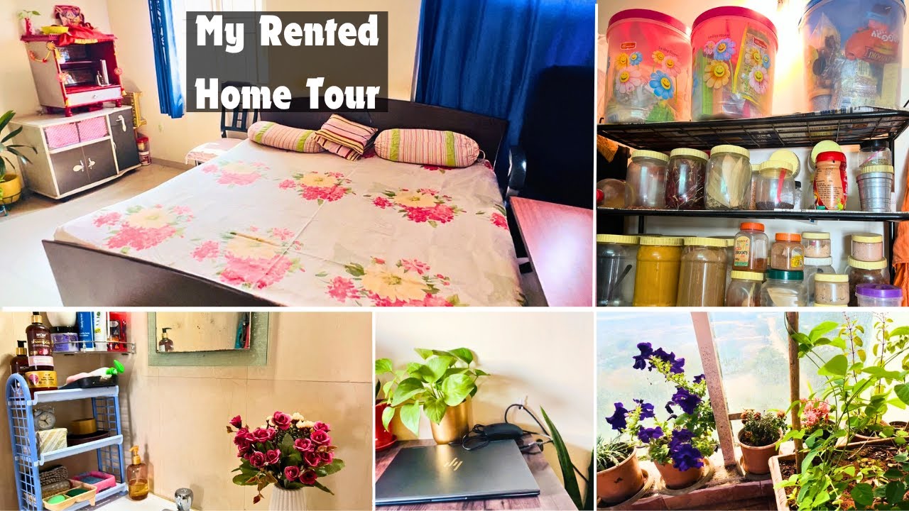 Rented home decorating ideas | Rental house organisation | किराये के घर | My rented home tour |