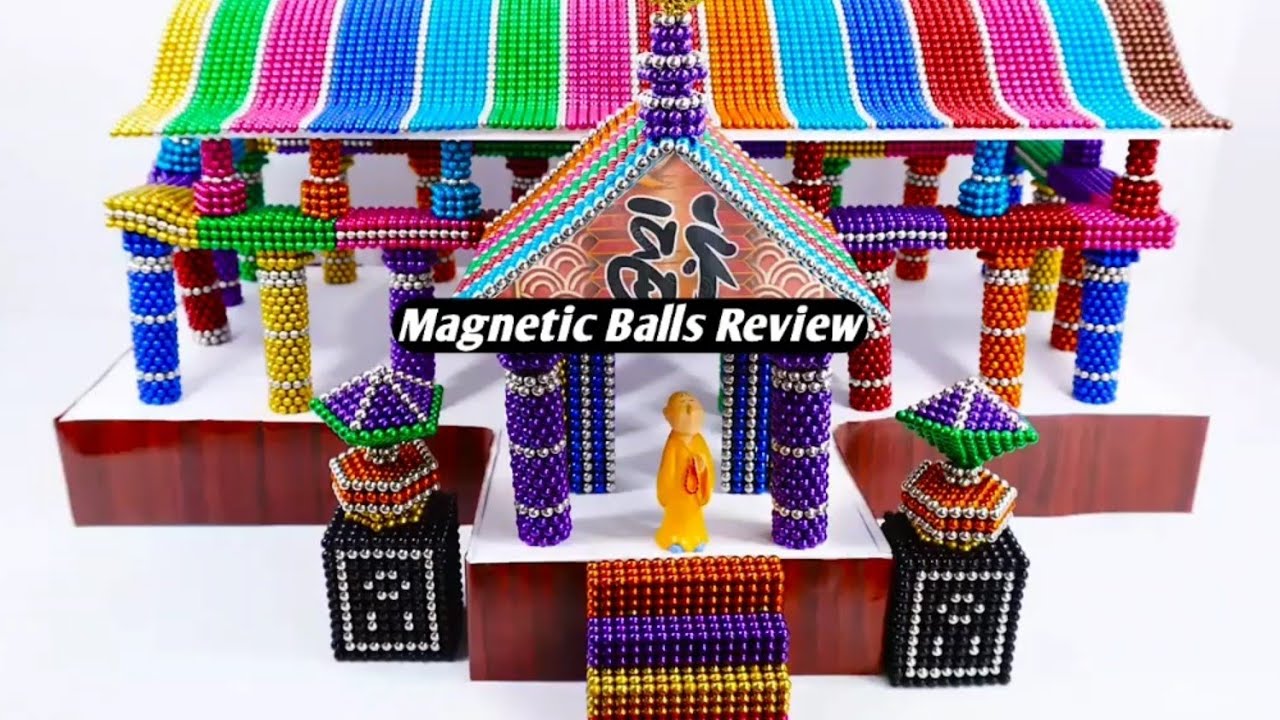 How to Build Chinese Martail Acadmey From 20000 Mgnentic Balls || Magnetic Balls Review