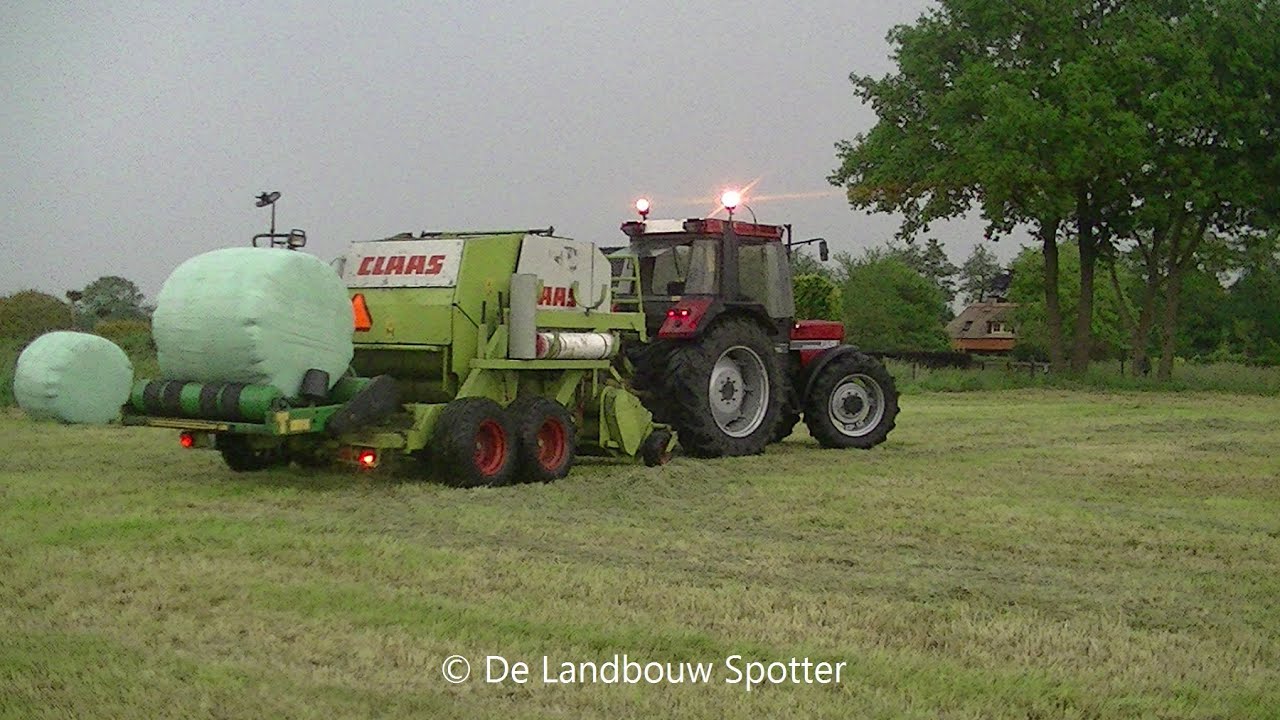 Case International | Balen persen & wikkelen | M.J. Loon en verhuurbedrijf | Claas rollant