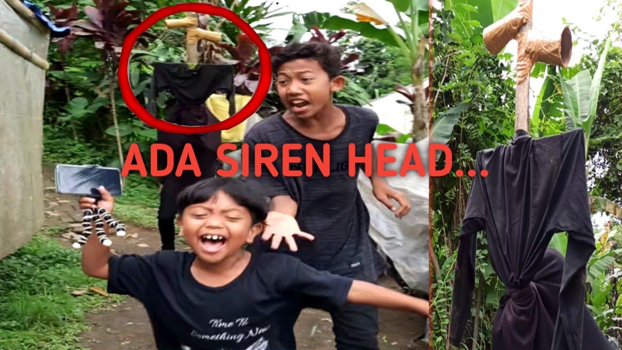 BOCIL ASYIK TIKTOK TIBA TIBA ADA MAHLUK SIREN HEAD YANG INGIN MENANGKAPNYA! TAKUT! | Mikael TubeHD