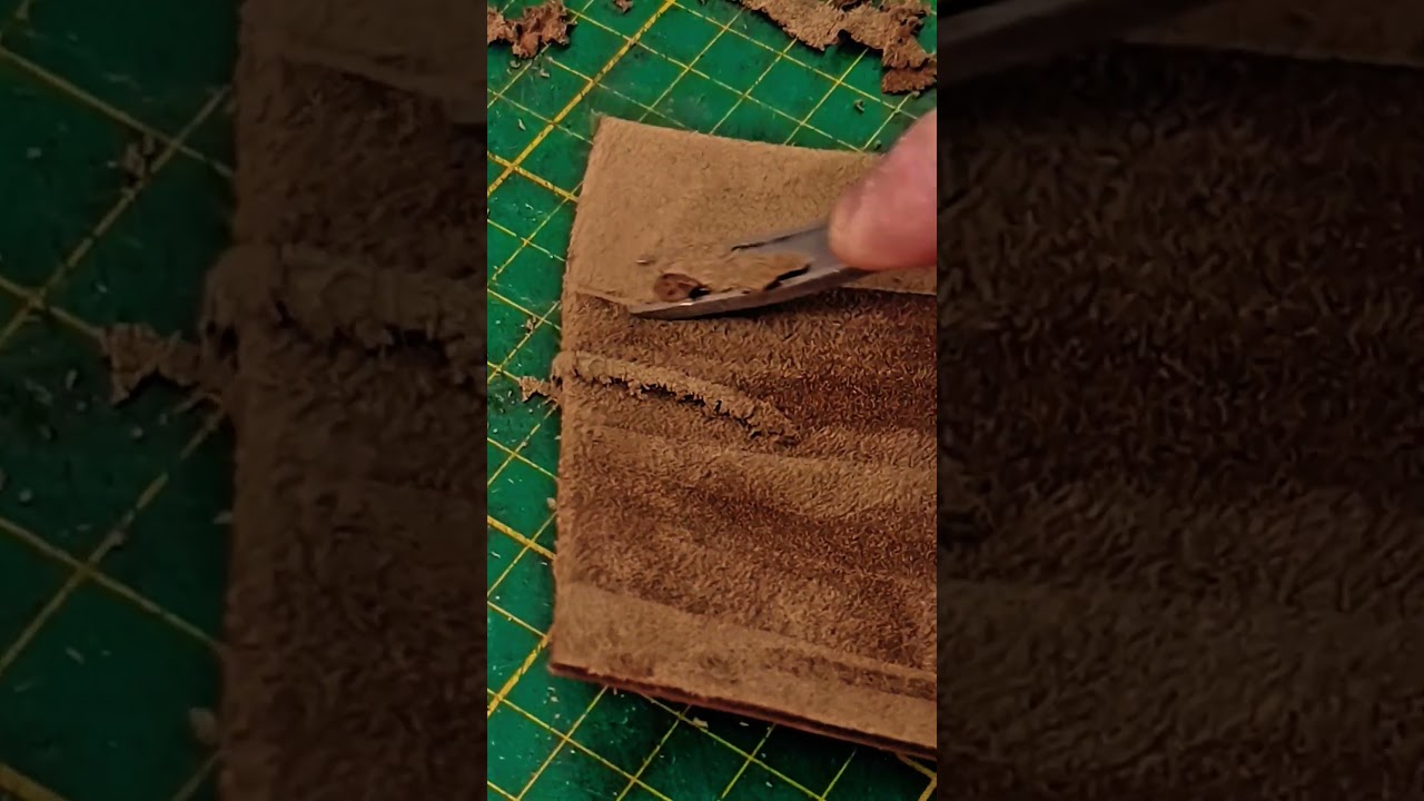 Parage du cuir  #leather #cuir #diy #leathercraft #handmade